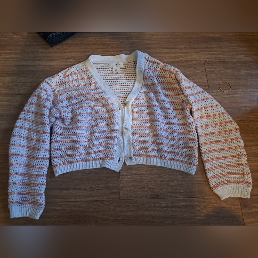 Knit cropped cardigan